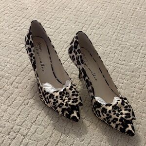 Bettye Muller Leopard Print Heels